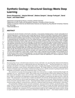Synthetic Geology: Structural Geology Meets Deep Learning