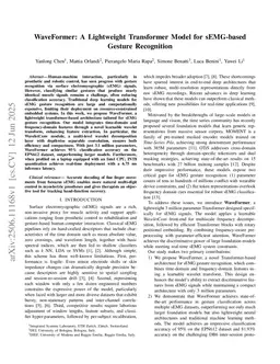 WaveFormer: A Lightweight Transformer Model for sEMG-based Gesture Recognition
