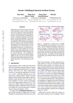 Iterative Multilingual Spectral Attribute Erasure