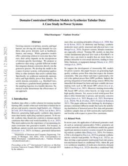 Constrained Diffusion Models for Synthesizing Representative Power Flow Datasets