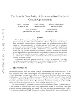 The Sample Complexity of Parameter-Free Stochastic Convex Optimization
