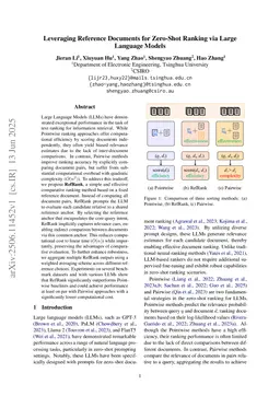 Leveraging Reference Documents for Zero-Shot Ranking via Large Language Models