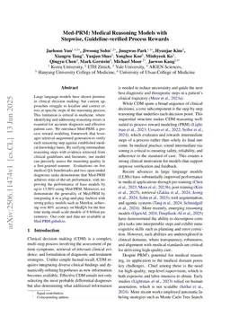 Med-PRM: Medical Reasoning Models with Stepwise, Guideline-verified Process Rewards