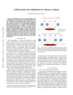 GNSS-Inertial State Initialization Using Inter-Epoch Baseline Residuals