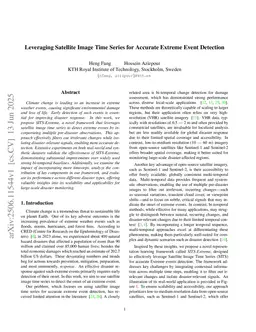 Leveraging Satellite Image Time Series for Accurate Extreme Event Detection