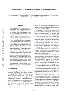 Efficient LLM Collaboration via Planning