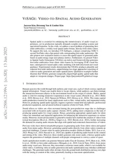 ViSAGe: Video-to-Spatial Audio Generation