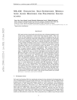 SSLAM: Enhancing Self-Supervised Models with Audio Mixtures for Polyphonic Soundscapes