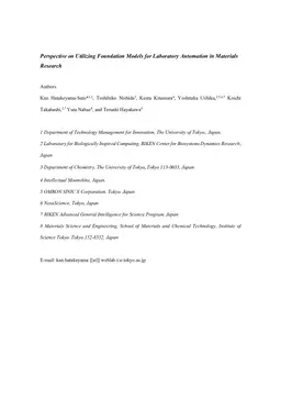 Perspective on Utilizing Foundation Models for Laboratory Automation in Materials Research