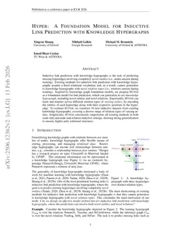 HYPER: A Foundation Model for Inductive Link Prediction with Knowledge Hypergraphs