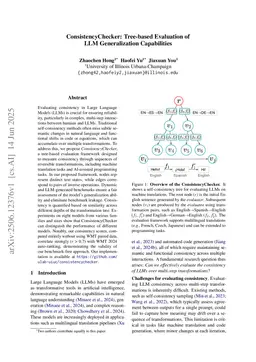 ConsistencyChecker: Tree-based Evaluation of LLM Generalization Capabilities