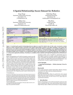 A Spatial Relationship Aware Dataset for Robotics