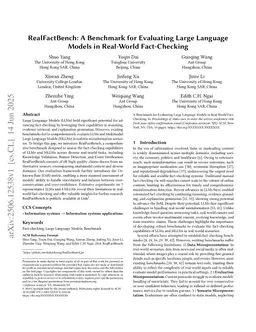 RealFactBench: A Benchmark for Evaluating Large Language Models in Real-World Fact-Checking