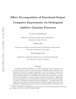 Effect Decomposition of Functional-Output Computer Experiments via Orthogonal Additive Gaussian Processes