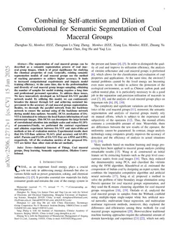 Combining Self-attention and Dilation Convolutional for Semantic Segmentation of Coal Maceral Groups