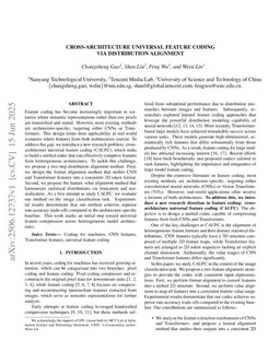 Cross-architecture universal feature coding via distribution alignment