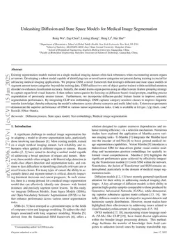 Unleashing Diffusion and State Space Models for Medical Image Segmentation
