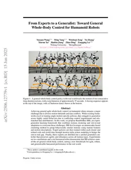 From Experts to a Generalist: Toward General Whole-Body Control for Humanoid Robots