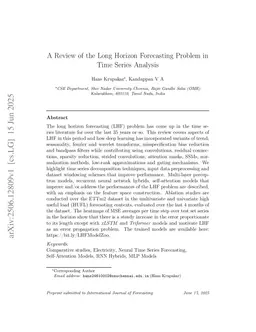 A Review of the Long Horizon Forecasting Problem in Time Series Analysis
