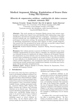 Medical Argument Mining: Exploitation of Scarce Data Using NLI Systems