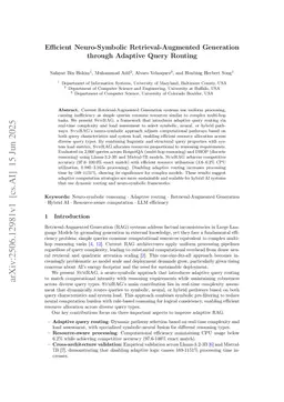 SymRAG: Efficient Neuro-Symbolic Retrieval Through Adaptive Query Routing