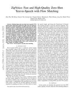 ZipVoice: Fast and High-Quality Zero-Shot Text-to-Speech with Flow Matching