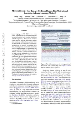 MotiveBench: How Far Are We From Human-Like Motivational Reasoning in Large Language Models?