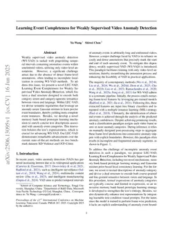 Learning Event Completeness for Weakly Supervised Video Anomaly Detection