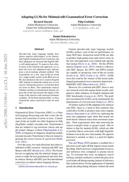 Adapting LLMs for Minimal-edit Grammatical Error Correction