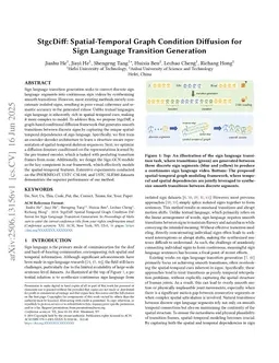 StgcDiff: Spatial-Temporal Graph Condition Diffusion for Sign Language Transition Generation