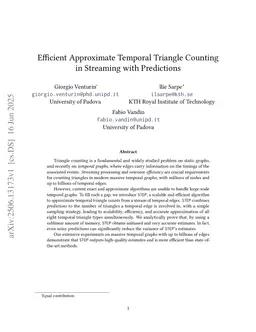 Efficient Approximate Temporal Triangle Counting in Streaming with Predictions