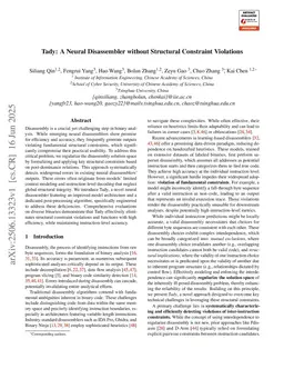 Tady: A Neural Disassembler without Structural Constraint Violations