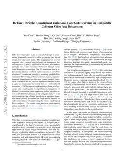 DicFace: Dirichlet-Constrained Variational Codebook Learning for Temporally Coherent Video Face Restoration