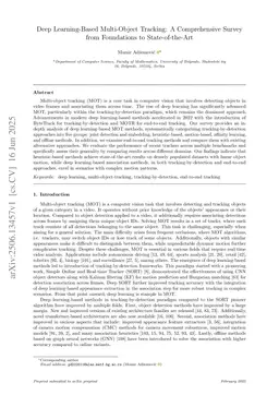 Deep Learning-Based Multi-Object Tracking: A Comprehensive Survey from Foundations to State-of-the-Art