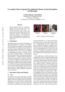 Leveraging Vision-Language Pre-training for Human Activity Recognition in Still Images