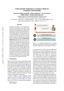 Understand the Implication: Learning to Think for Pragmatic Understanding