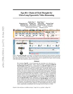 Ego-R1: Chain-of-Tool-Thought for Ultra-Long Egocentric Video Reasoning