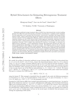 Hybrid Meta-learners for Estimating Heterogeneous Treatment Effects