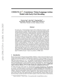 CEED-VLA: Consistency Vision-Language-Action Model with Early-Exit Decoding