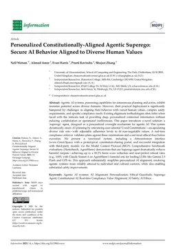 Personalized Constitutionally-Aligned Agentic Superego: Secure AI Behavior Aligned to Diverse Human Values