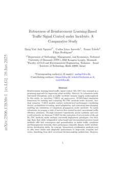 Robustness of Reinforcement Learning-Based Traffic Signal Control under Incidents: A Comparative Study