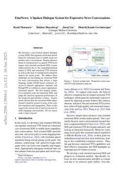 EmoNews: A Spoken Dialogue System for Expressive News Conversations
