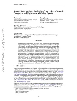 Beyond Autocomplete: Designing CopilotLens Towards Transparent and Explainable AI Coding Agents