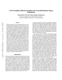 Ctrl-Z Sampling: Diffusion Sampling with Controlled Random Zigzag Explorations