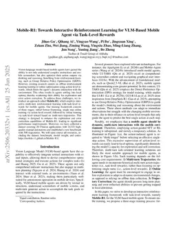 Mobile-R1: Towards Interactive Reinforcement Learning for VLM-Based Mobile Agent via Task-Level Rewards