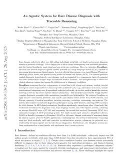 An Agentic System for Rare Disease Diagnosis with Traceable Reasoning
