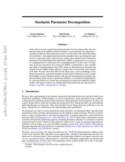 Stochastic Parameter Decomposition
