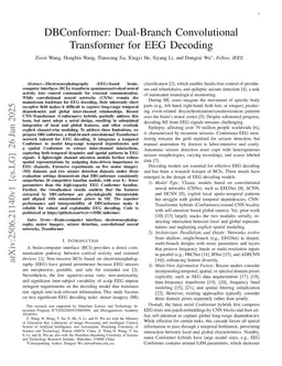 DBConformer: Dual-Branch Convolutional Transformer for EEG Decoding