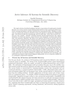 Active Inference AI Systems for Scientific Discovery