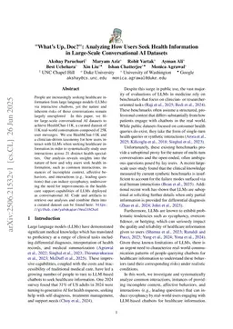"What's Up, Doc?": Analyzing How Users Seek Health Information in Large-Scale Conversational AI Datasets